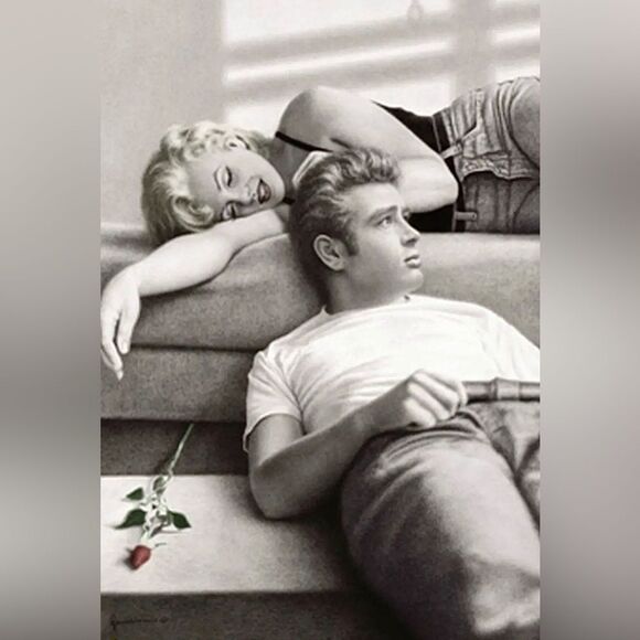 JAMES DEAN B&W photo picture print living room wall home decor U CHOOSE - Picture 8 of 12